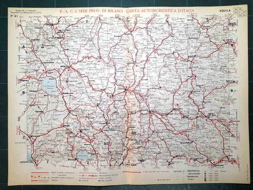 Carta geografica stradale