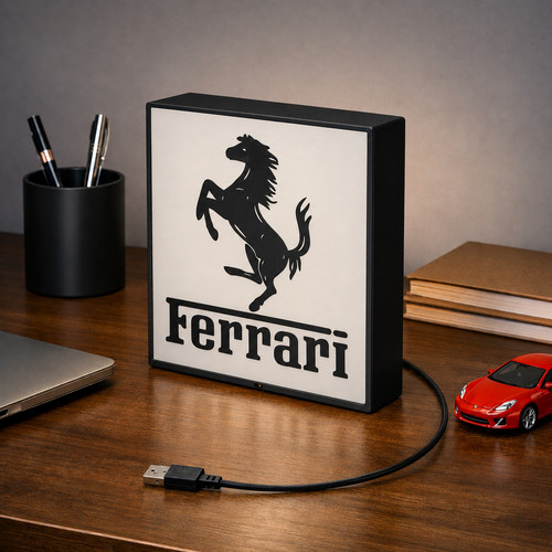 Lampada led ferrari - lampada, led-