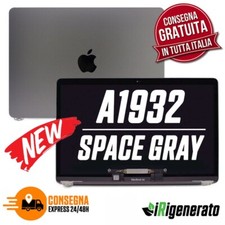 Display Macbook Air 13.3 A1932 schermo completo ORIGINALE APPLE OEM - Space Gray