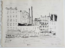 Orfeo Tamburi China su carta Parigi 26/10/1951