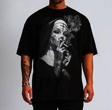 NUN REBEL BLACK T SHIRT GOTHIC