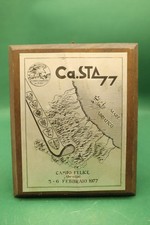 Vintage Crest 4 corpo armata alpino ca.sta Febb.1977 Abruzzo Prodotto Italiano o