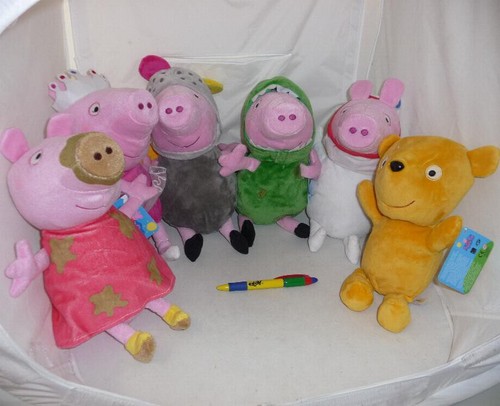 Peppa pig peluche grande - peppa, 30cm