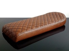 Cafe-Racer, Scrambler, SEDILE, universale, adatto per passeggero, marrone. Sedile/Vendita