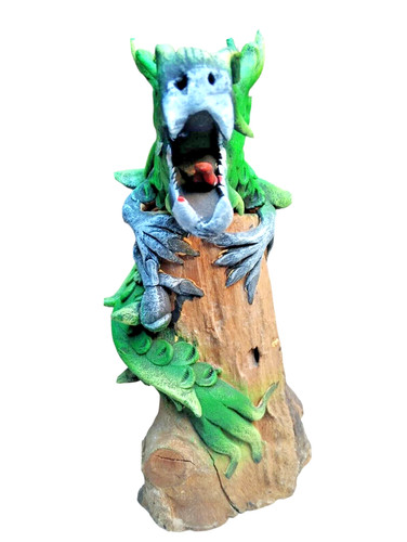 Drago tronco scultura - drago,