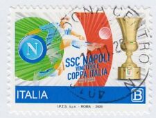 2020 Italia Repubblica Napoli vincitore della coppa Italia Usato 