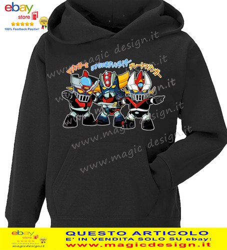 Felpa mazinga goldrake - felpa,