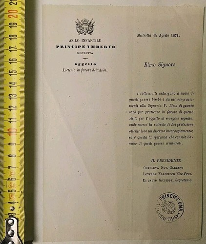 Documento asilo infantile - documento,