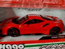 Burago ferrari 488 pista red - ferrari,