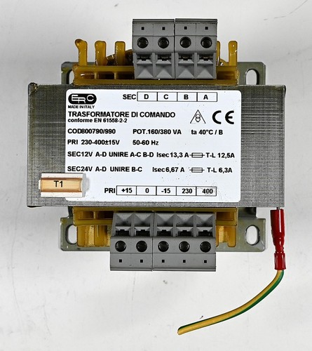 Trasformatore comando erc - di,
