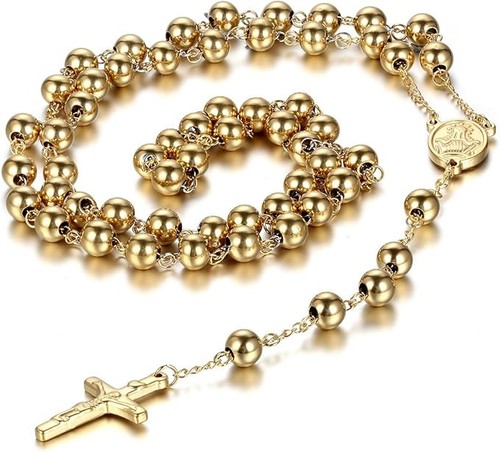 Collana rosario croce - rosario,