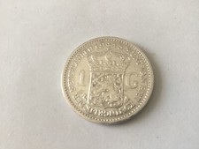 Pays Bas 1 Gulden Argent 1915