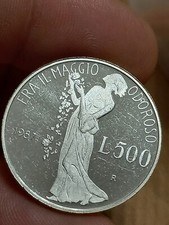 500 Lire  1987 Argento PROOF