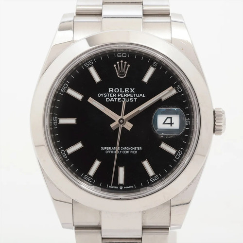 Rolex datejust 126300 ss - ss,
