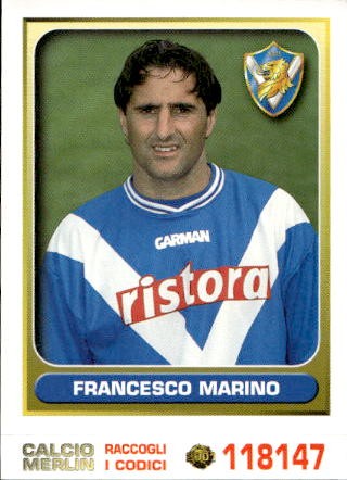Figurina calcio merlin 2001 - figurina,