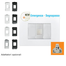 Lampada emergenza led - emergenza, incasso