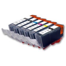 6 cartucce stampante per Canon