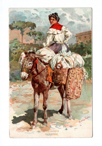 Cartolina artista della - cartolina, d'artista