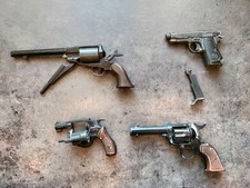 lotto 4 mini pistole da