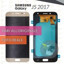 DISPLAY SAMSUNG GALAXY J5 2017 SM-J530 SCHERMO OLED VETRO TOUCH SCREEN ORO GOLD