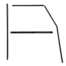 GUIDE CANALINE SCORRI VETRO PORTA  ANTERIORE PER LAND ROVER DEFENDER FINO 1998