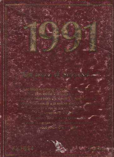Spartito 1991 anno di - spartito,