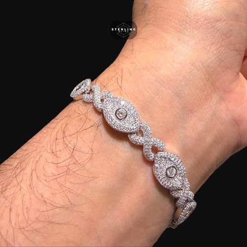 Bracciale moissanite infinity - bracciale,