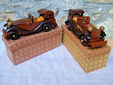 MACCHINA AUTO VINTAGE IN LEGNO