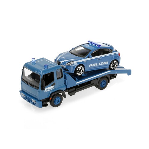 Burago carro attrezzi polizia - burago,