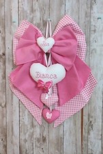 Fiocco Nascita Bimba  nome personalizzato