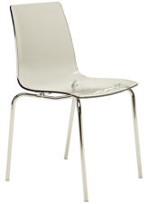 SEDIA  LOLLIPOP   LUCIDA UP ON GRANDSOLEIL IN POLICARBONATO  ACCIAIO CROMATO