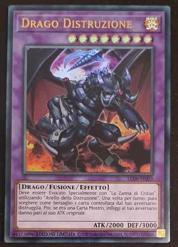 Drago distruzione ultra rara - drago,