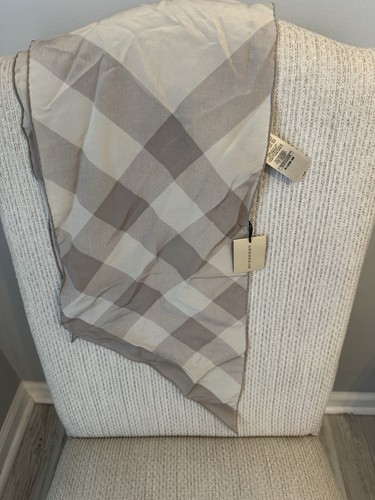 Sciarpa seta burberry beige - di,