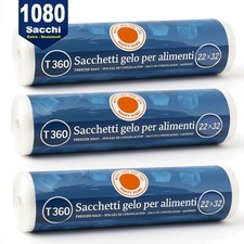 3 x Rotoli Sacchetti Freezer