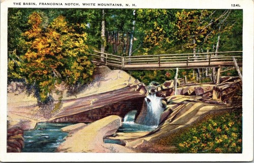 Cartolina franconia notch - franconia,