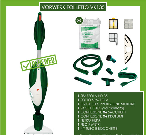 Aspirapolvere vk135 folletto - vk135,