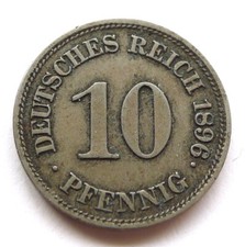 GERMANIA 10 PFENNIG 1896-E