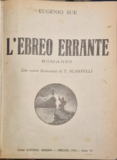 Libro L'Ebreo Errante Eugenio