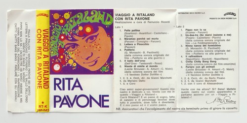 Rita pavone viaggio ritaland - viaggio, a