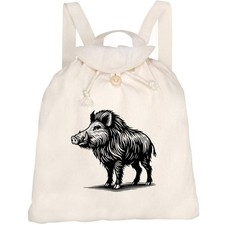 Zaino/zaino in tela 'Wild Boar