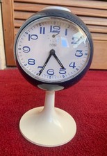 Superb Vintage 1970s Space Age Uwestra Alarm Clock Boxed New Old Stock