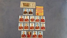 MILAN EDIS 1968-69, set completo 16 figurine + bustina e dollaro gadget