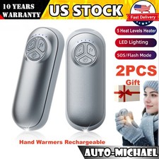 2x Scaldamani Ricaricabili 5