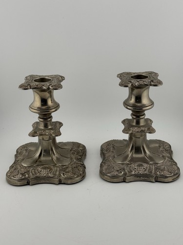 Pair vintage english - pair, silver