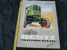 DEUTZ 30 CV BROCHURE DEPLIANT CATALOGO ORIGINALE TRATTORE DIESEL TRATTRICE DEUTZ