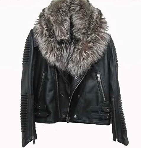Giacca moto uomo pelle - pelle, di