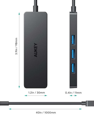 Aukey sdoppiatore usb 4 - 3.0,