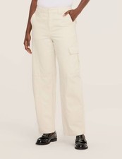 Pantaloni cargo denim donna
