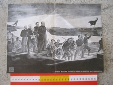 X4c ITALIA ENTE RADIO RURALE 1933 1940 STAMPA DUCE MUSSOLINI MARCIA SU ROMA AERO