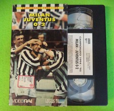 VHS film MILAN JUVENTUS 0-2 campionato 1994-95 VIDEORAI LOGOS TV (F107) no dvd